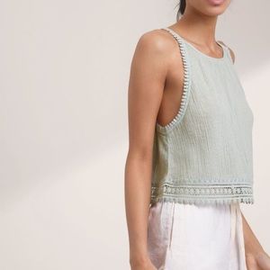 ARITZIA Golden By Tna Lyrical Tank